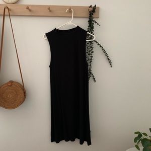 Madewell black sleeveless dress